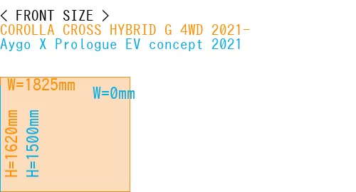 #COROLLA CROSS HYBRID G 4WD 2021- + Aygo X Prologue EV concept 2021